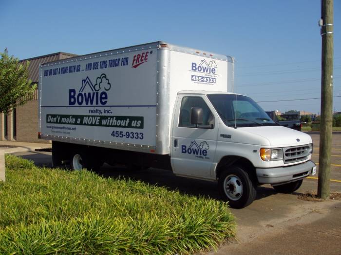 Buy or List a home with us and use this moving truck for FREE!